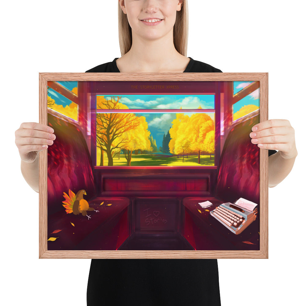 The Storyletter XPress Framed Poster - Fall Edition