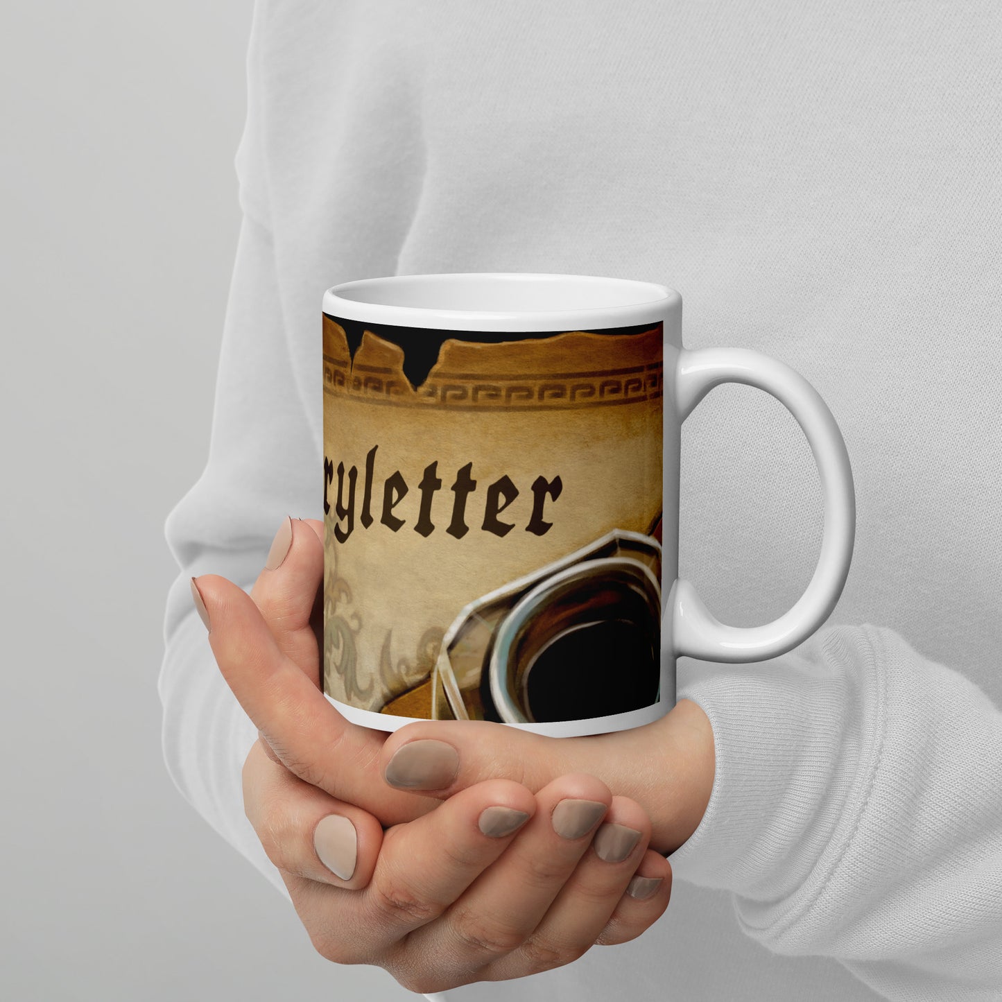 Official Storyletter White Glossy Mug