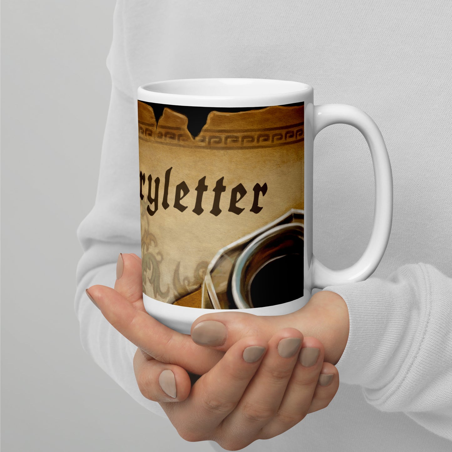 Official Storyletter White Glossy Mug